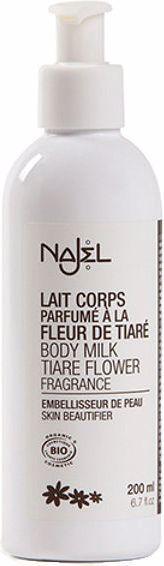 Actual product image Najel Lait corps Fleur de Tiaré (Body milk, 200 ml)