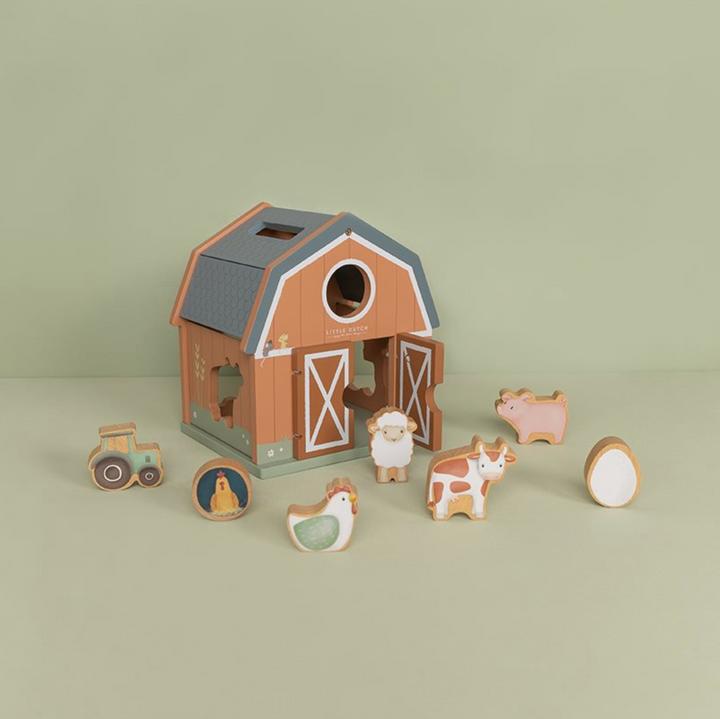 Produktbild Little Dutch Holz Formen Steckspiel Little Farm
