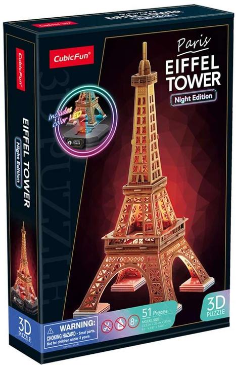 Produktbild Cubicfun 3D Puzzle Eiffelturm LED 51 Teile (51 Teile)