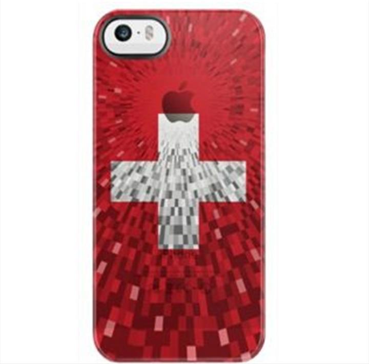 Produktbild Uncommon Deflector Case für iPhone 5/5S/SE Switzerland Tile Flag (Apple iPhone 5, Apple iPhone 5s)