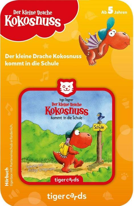 Image du produit Tigermedia Tigercard Le petit dragon coco vient à l'école (Allemand)