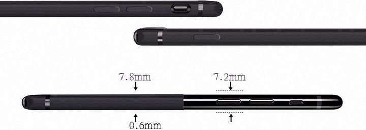 Produktbild König Design Apple iPhone 7 8 Hülle schwarz Silikon Bumper Case Cover Handyhülle Schale (Apple iPhone 7, Apple iPhone SE (2nd Gen))