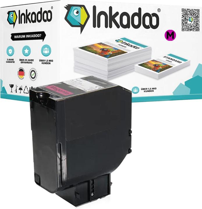 Produktbild Inkadoo Toner kompatibel mit Lexmark 74C20Y0 Toner