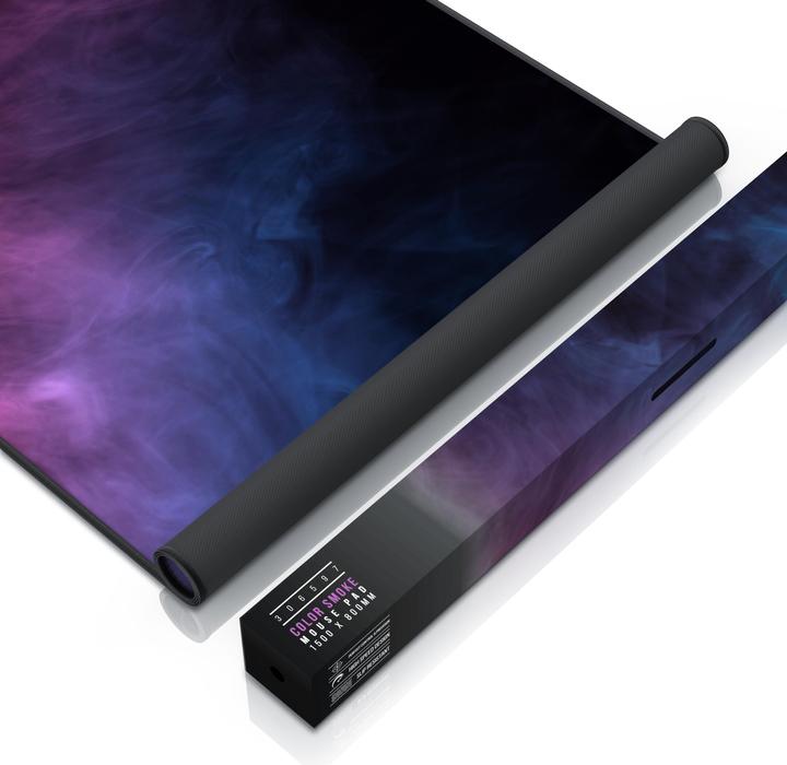 Actual product image Titanwolf Gaming mouse pad, XXXL speed gaming mouse mat, mouse pad extra large surface of 1500 x 800mm, Smoke (XXL)