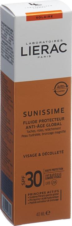 Lierac Fluide Sun Protection Factor 30 (Sonnencreme Gesicht, SPF 30, 40 ml, 65 g)