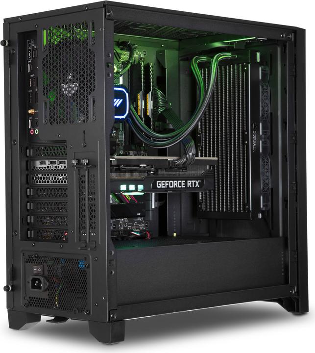 Actual product image Mifcom Savage RTX3080 Core i7 12th Advanced (Intel Core i7-12700K, 32 GB, 1500 GB, GeForce RTX 3080)