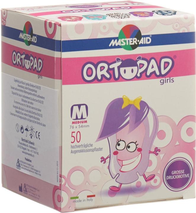 Produktbild Master Aid Augenpflaster Medium Girls 50 Stück (50 x)