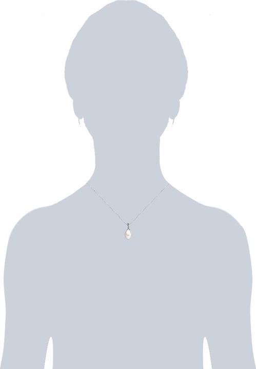 Produktbild Lulu & Jane Sterling Silber Diamant Süsswasser-Zuchtperle silber - 33514 (Sterling Silber)