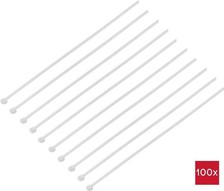 Produktbild Tru Components TC-BT-750-7.6-N Kabelbinder 750 mm 7.6 mm Natur 100 St. (Kunststoffkabelbinder, 750 mm, 100 Stk.)