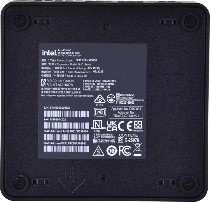 Actual product image ASUS NUC 13 Pro Kit (Intel Core i5-1340P)