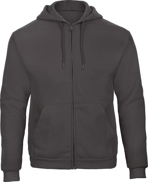 B&C ID.205 5050 Hoodie mit durchgehendem Reissverschluss