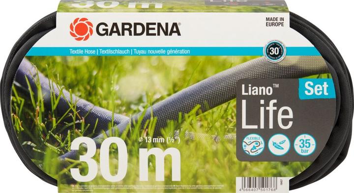 Image du produit Gardena Tuyau textile Liano Life 1/2, 30 m set (30 m, 50.80 mm)