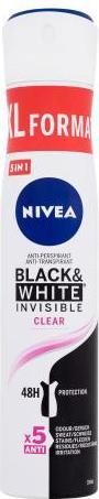 NIVEA Invisible Forack & White Clear Antiperspirant (Spray, 200 ml)