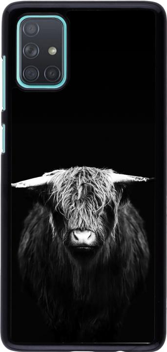 Actual product image PhoneLook Cover Highland calf black (Samsung Galaxy A71)