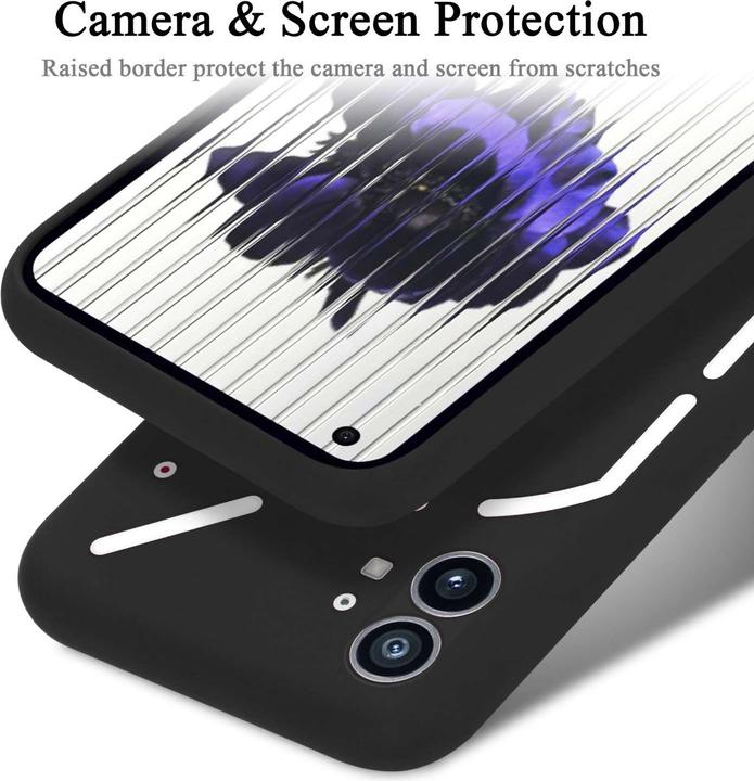 Actual product image Cadorabo Bumper TPU Liquid Silicone Case (Nothing Phone (1))