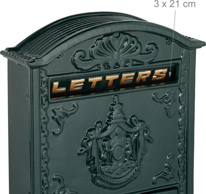 Actual product image Relaxdays Letterbox Vintage