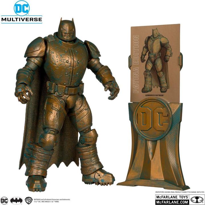 Actual product image McFarlane DC Multiverse Action Figure Armored Batman (Batman: The Dark Knight Returns) Patina Edition (Gold La