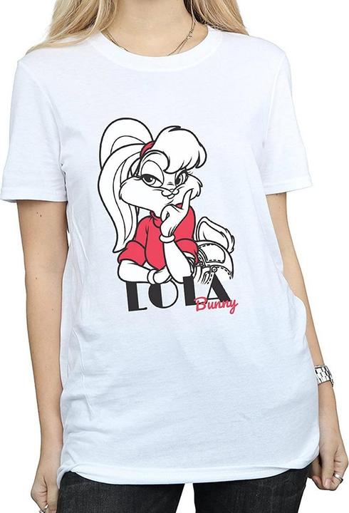 Looney Tunes Klassisches Lola Bunny Baumwolle Boyfriend TShirt