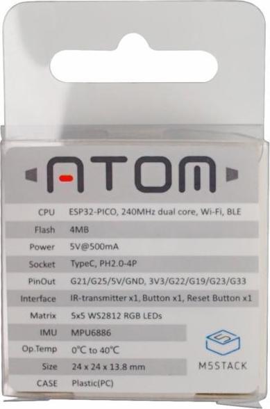 Image du produit M5Stack Atom Lite ESP32