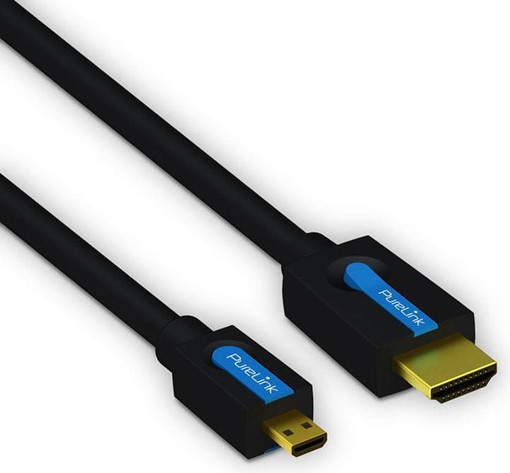 Image du produit Purelink micro HDMI (Typ D) — HDMI (Typ A) (2 m, HDMI)