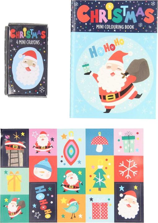 Actual product image Treats set: colouring book, crayons and sticker sheet - cherry