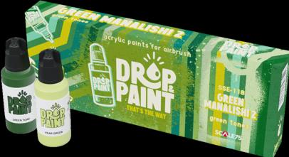 Produktbild Drop & Paint Green Manalishi 2 Paint Set (GREEN MANALISHI 2 PAINT SET)