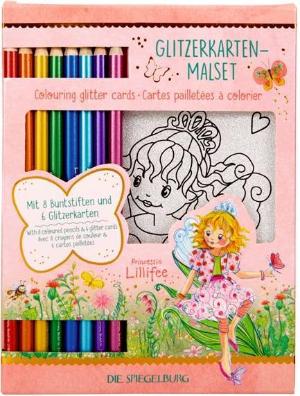 Actual product image Die Spiegelburg Glitter card colouring set