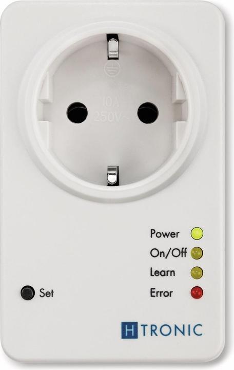 Immagine prodotto H-Tronic Ricevitore a 1 canale con presa radiocontrollata tipo HT1EPP