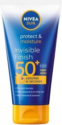 Produktbild NIVEA Sun Invisible Finish Moisturizing Sunscreen Balm Spf50+ 150ml (SPF 50+, 150 ml)