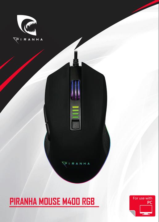 Actual product image Piranha Mouse M400 RGB (Cable)
