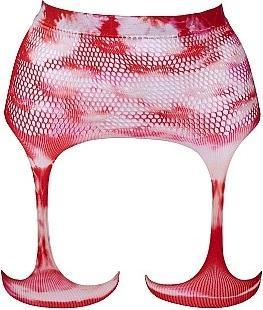 Actual product image Le Désir Tie Dye Kiss Garterbelt & Dazzling Deep-V Cleavage Sticker - O/S (One size)