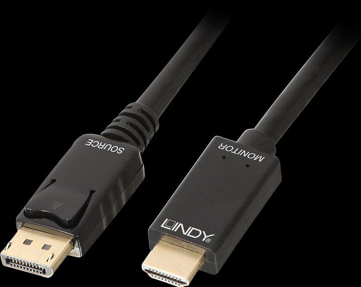 Actual product image Lindy DisplayPort — HDMI (Typ A) (2 m, HDMI, DisplayPort)