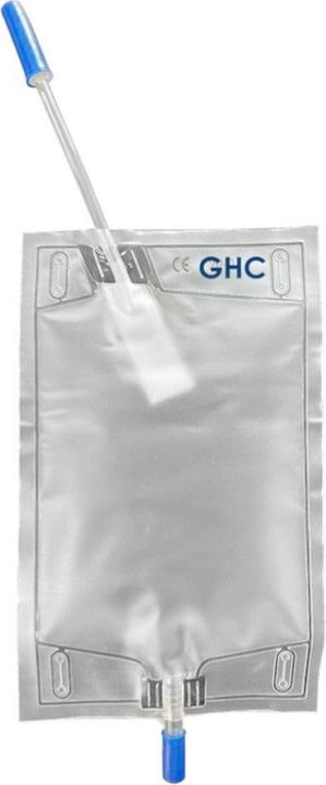 Actual product image GHC Urine bag CAREFLOW 0.75l 12cm non-sterile with drain with return valve