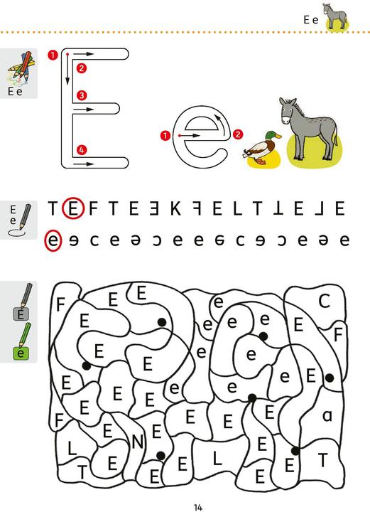 Actual product image Mein Übungsheft Lesen 1. Klasse: Vom Buchstaben zum Wort (German, Agnes Spiecker, 2024)