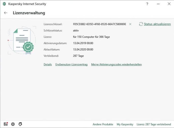 Actual product image Kaspersky Internet Security + Android Security 2020 (1 User, 12 months)