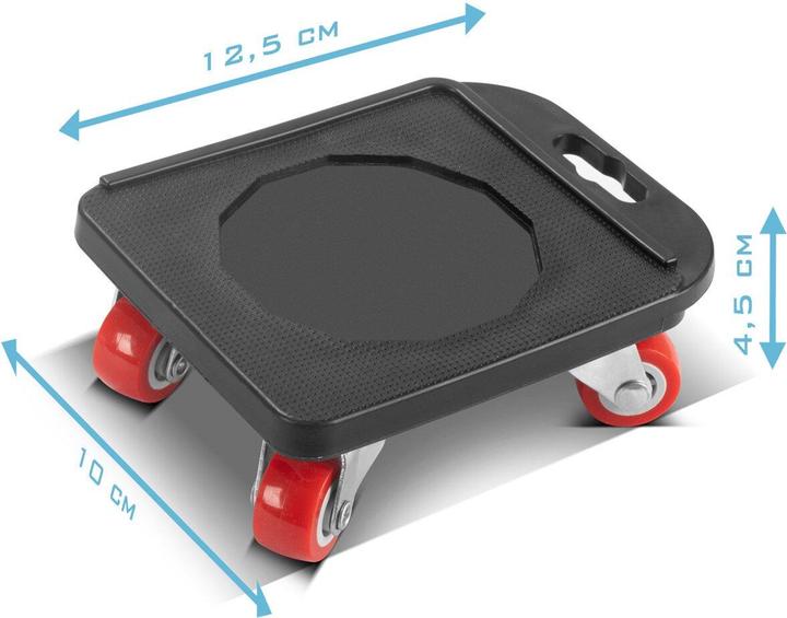 Immagine prodotto Stahlwerk Set per il trasporto di mobili 4 rulli di trasporto e 1 pratico sollevatore di mobili (400 kg)