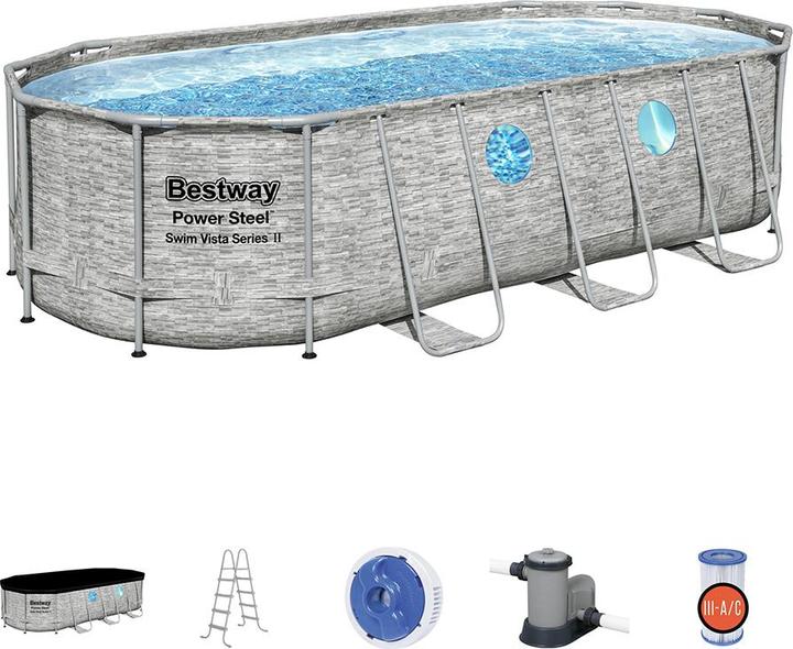 Actual product image Bestway Power Steel Swim Vista Series II (549 x 274 x 122 cm)