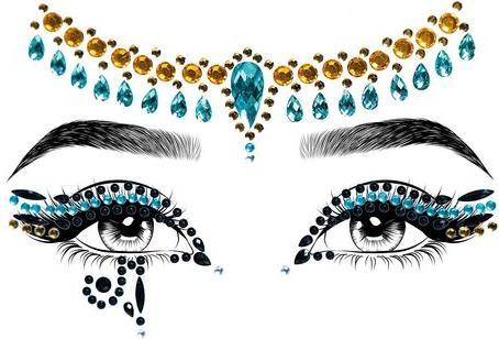 Immagine prodotto Leg Avenue Face Jewels - Cleopatra