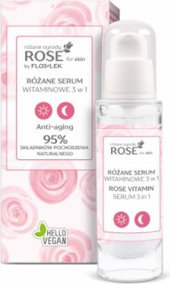 Produktbild Floslek Rose For Skin Anti Aging Rose Vitamin Serum 3In1 30Ml (30 ml)