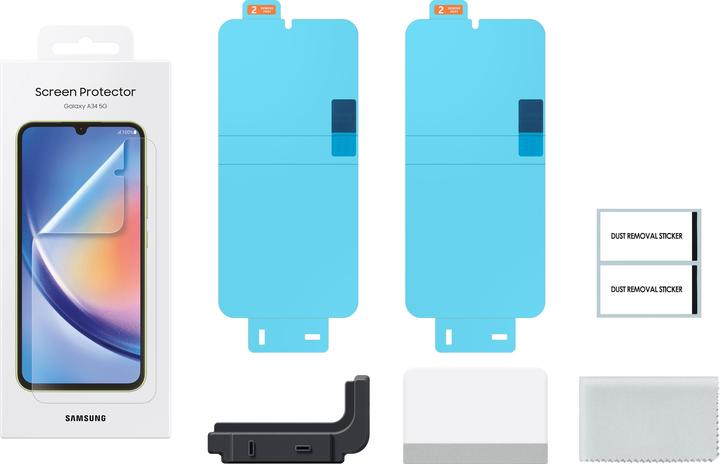 Actual product image Samsung Screen Protector (2 Piece, Samsung Galaxy A34 5G)