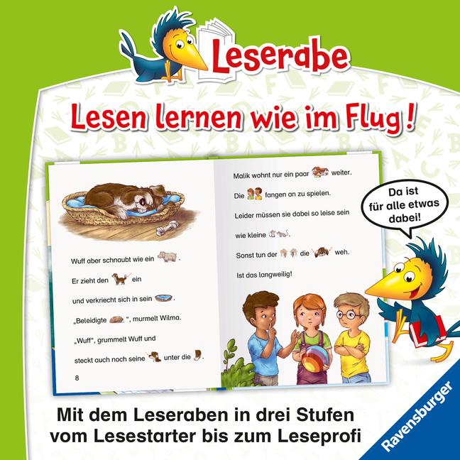 Produktbild Ravensburger Wilma und ihr Hund Wuff - lesen lernen mit dem Leserabe - Erstlesebuch - Kinderbuch ab 5 Jahren - (Deutsch, Nadine Reitz, Judith Allert, 2024)