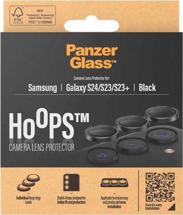 Actual product image PanzerGlass Hoops Camera Lens Protector (3 Piece, Samsung Galaxy S23+, Samsung Galaxy S24+)