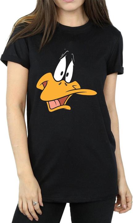 Immagine prodotto Looney Tunes Daffy Duck Face Maglietta Ampia Donna (L)