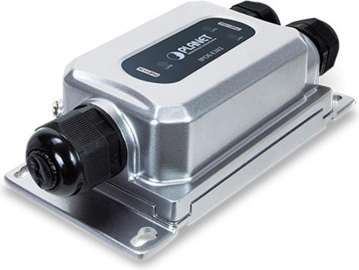 Actual product image Planet IPOE-E302 Network Expansion Module Network Transmitter 10,100,1000 Mbps Black (3 Ports)