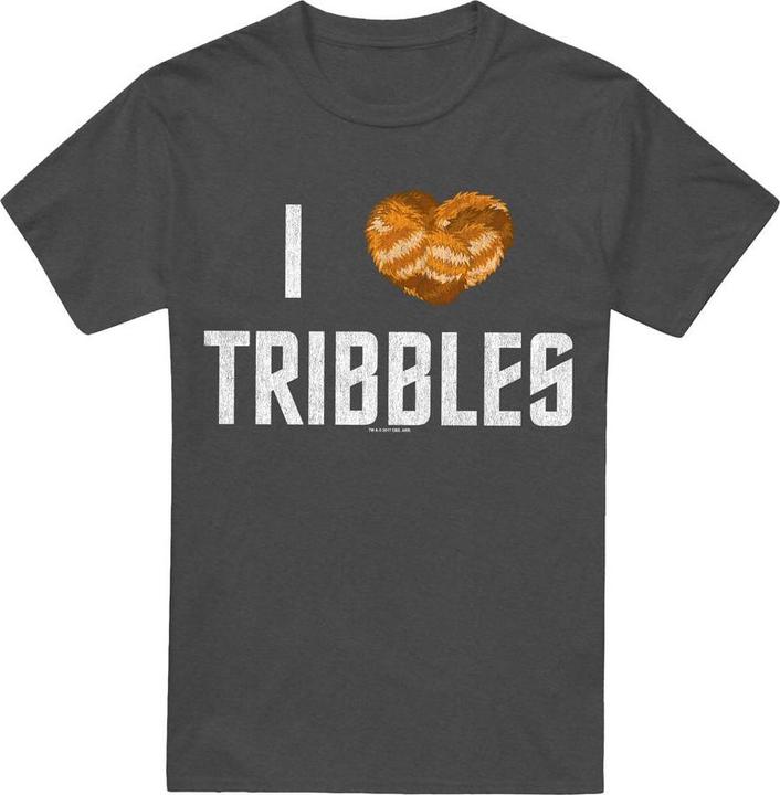 Actual product image Unisex Adult I Heart Tribbles T-Shirt (XL)