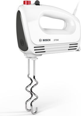 Actual product image Bosch Hausgeräte Hand Mixer MFQ22100 CleverMixx 375 W, Number of speeds 4, Turbo mode, White/Dark Grey (375 W)