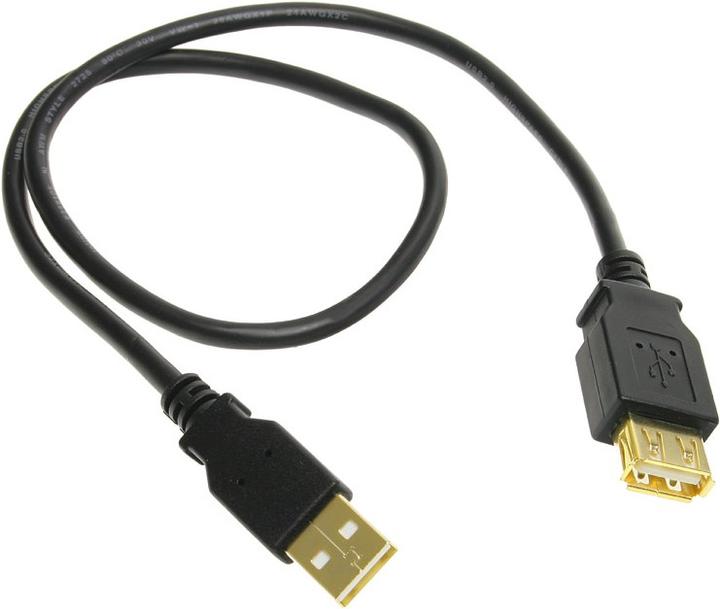 Produktbild InLine USB A — USB A (0.50 m, USB 2.0)