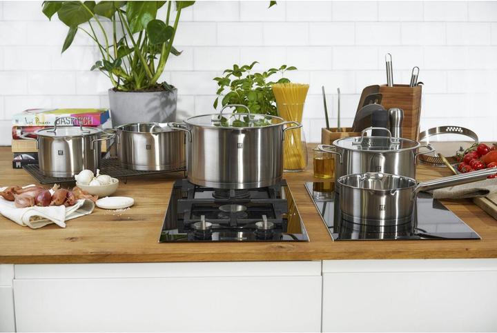 Actual product image Zwilling 1009154 TrueFlow Cookware Set (24 cm, Pan set + pot set, Stainless steel)