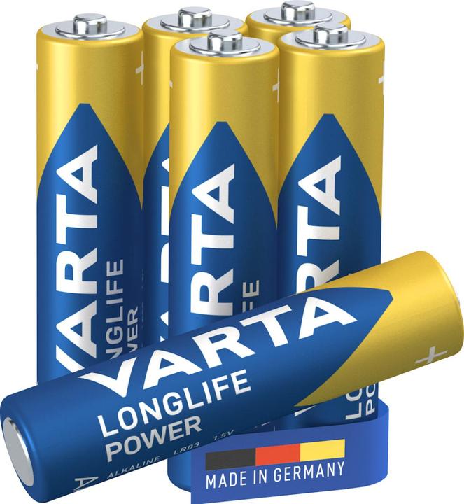 Actual product image Varta Longlife Power (6 pcs., AAA, 1260 mAh)