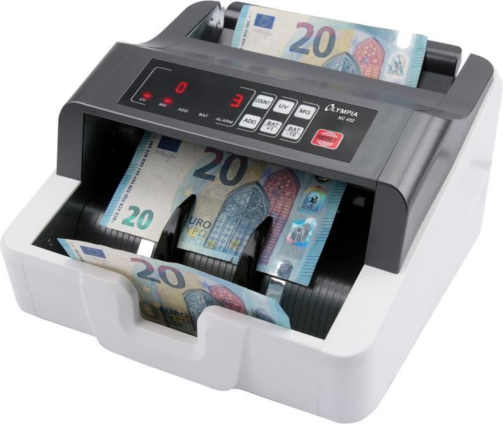 Olympia Macchina per contare e testare il denaro NC 452 (Validatore di banconote)